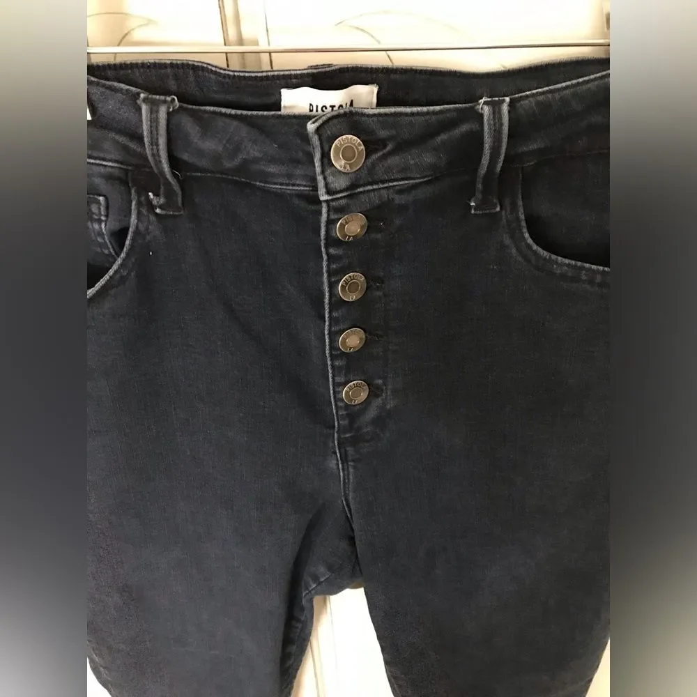 Pistola | Arianna High Rise Button Fly Classic Skinny Jeans Size 32